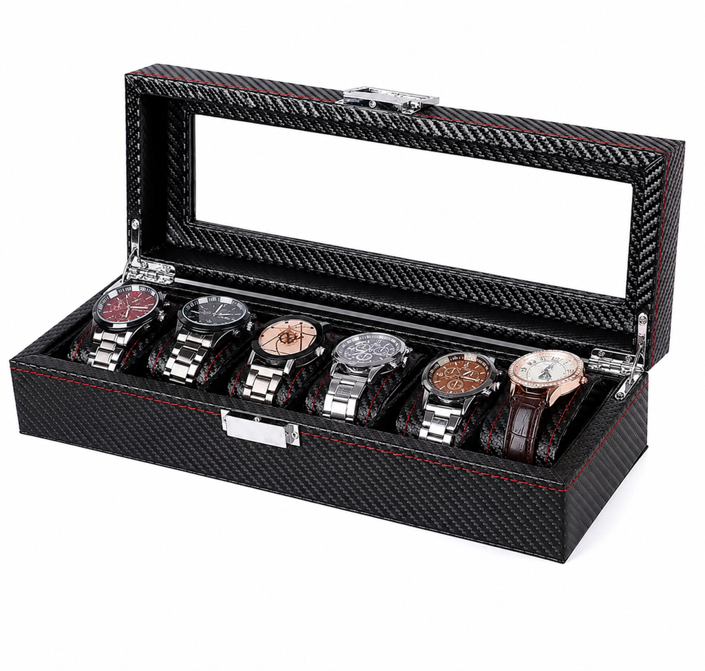 Boîte à montres Monza 6 vue de détail, coussinets individuels