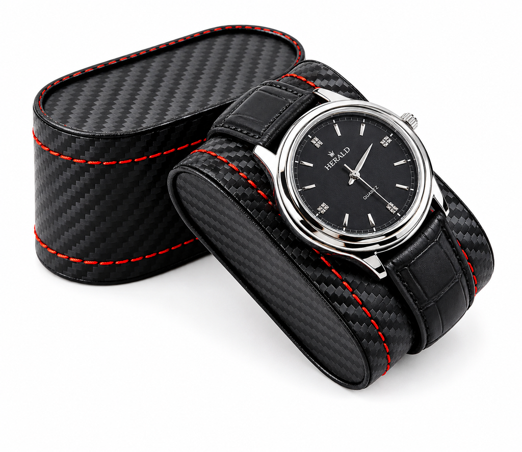 Coussinet individuel de la boîte à montres Monza, finition carbone