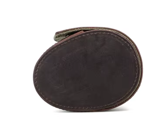 Étui à montre Le Vintage 2 vu de côté, cuir véritable